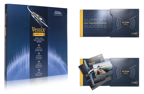 Vessix Package Design - Limited run promotional package for collateral materials