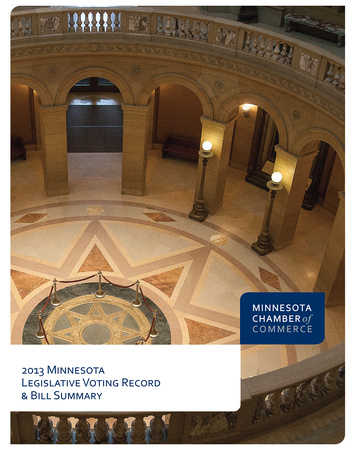 MCC Legislative Voting Record - A printed tally of Legislators' voting records and issues